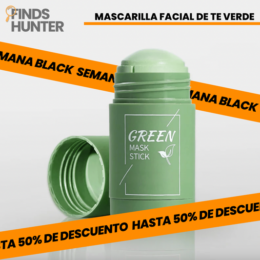 Mascarilla facial de Té Verde para piel limpia y hidratada